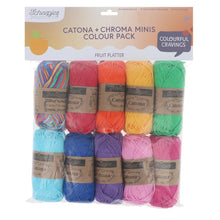 Afbeelding in Gallery-weergave laden, Scheepjes Catona en Chroma colour pack