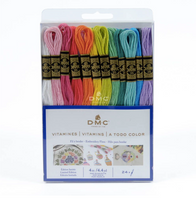 Afbeelding in Gallery-weergave laden, DMC Mouliné splijtzijde Assortiment 24x4m