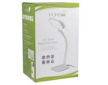 Afbeelding in Gallery-weergave laden, PURElite LED dimbare bureau loeplamp