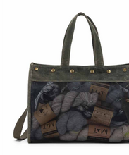 Afbeelding in Gallery-weergave laden, Della Q Makers Mesh Tote handtas 38x25x15cm
