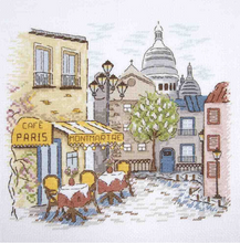 Afbeelding in Gallery-weergave laden, Pre-order DMC Kruissteek kit Montmartre 23x21cm