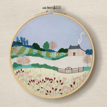Afbeelding in Gallery-weergave laden, pre-order DMC Borduurkit Spring landscape 18,5cm