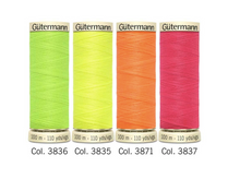 Afbeelding in Gallery-weergave laden, Gütermann Allesnaaigarenset Neon 4x100m