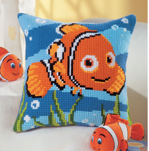Afbeelding in Gallery-weergave laden, Kruissteekkussen kit Disney Nemo