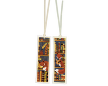 Afbeelding in Gallery-weergave laden, Bladwijzer kit vosjes in boekenkast