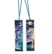 Afbeelding in Gallery-weergave laden, Bladwijzer kit Dolfijn en Unicorn