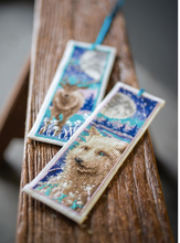 Afbeelding in Gallery-weergave laden, Bladwijzer kit wolf en hert in de nacht, set van 2