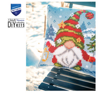 Afbeelding in Gallery-weergave laden, Kruissteekkussen Kit gnome alone
