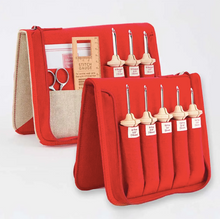 Afbeelding in Gallery-weergave laden, Oxford Punchnaald set fine-regular natural Wood maat 8-14