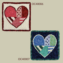 Afbeelding in Gallery-weergave laden, Oxford Punch needling kit hart 61x61cm