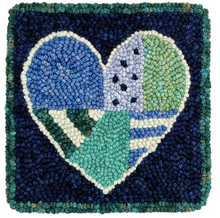 Afbeelding in Gallery-weergave laden, Oxford Punch needling kit hart 61x61cm