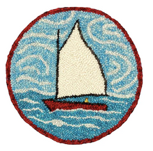 Afbeelding in Gallery-weergave laden, Oxford Punch needling kit zeilboot 61x61cm