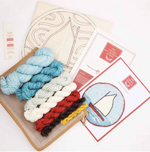 Afbeelding in Gallery-weergave laden, Oxford Punch needling kit zeilboot 61x61cm