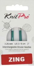 Afbeelding in Gallery-weergave laden, Knitpro Zing Verwisselbare Breipunten 5cm
