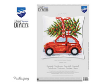 Afbeelding in Gallery-weergave laden, Vervaco kruissteekkussen kerstauto