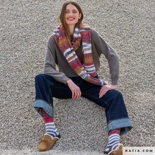 Afbeelding in Gallery-weergave laden, Katia Azteca Fine Socks & More