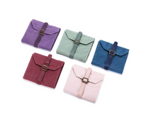 Afbeelding in Gallery-weergave laden, Della Q canvas naaldenetui indigo