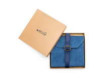 Afbeelding in Gallery-weergave laden, Della Q canvas naaldenetui indigo