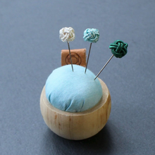 Afbeelding in Gallery-weergave laden, Cohana IIDA Mizuhiki Groen Glaskopspelden