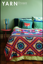 Afbeelding in Gallery-weergave laden, Garen pakket Happy folk blanket door Cypresstextiles