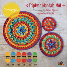 Afbeelding in Gallery-weergave laden, Scheepjes Triptych Mandala Mal 2022