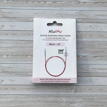 Afbeelding in Gallery-weergave laden, Knitpro swivel kabel voor verwisselbare punten.