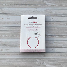 Afbeelding in Gallery-weergave laden, Knitpro swivel kabel voor verwisselbare punten.