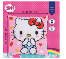 Afbeelding in Gallery-weergave laden, Kruissteekkussen Hello Kitty Kiss Kiss
