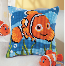 Afbeelding in Gallery-weergave laden, Kruissteekkussen kit Disney Nemo
