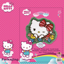 Afbeelding in Gallery-weergave laden, knoopvorm tapijt HELLO KITTY FLOWER CUTENESS
