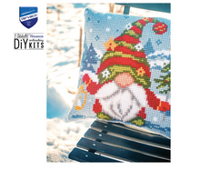 Afbeelding in Gallery-weergave laden, Kruissteekkussen Kit gnome alone
