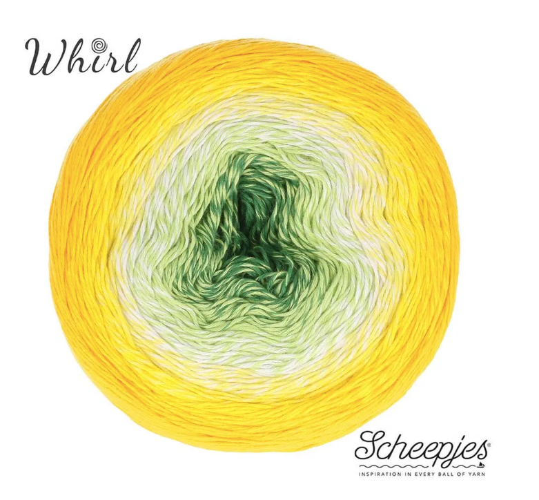 Scheepjes Cotton Whirl 713 Lemon Limeade