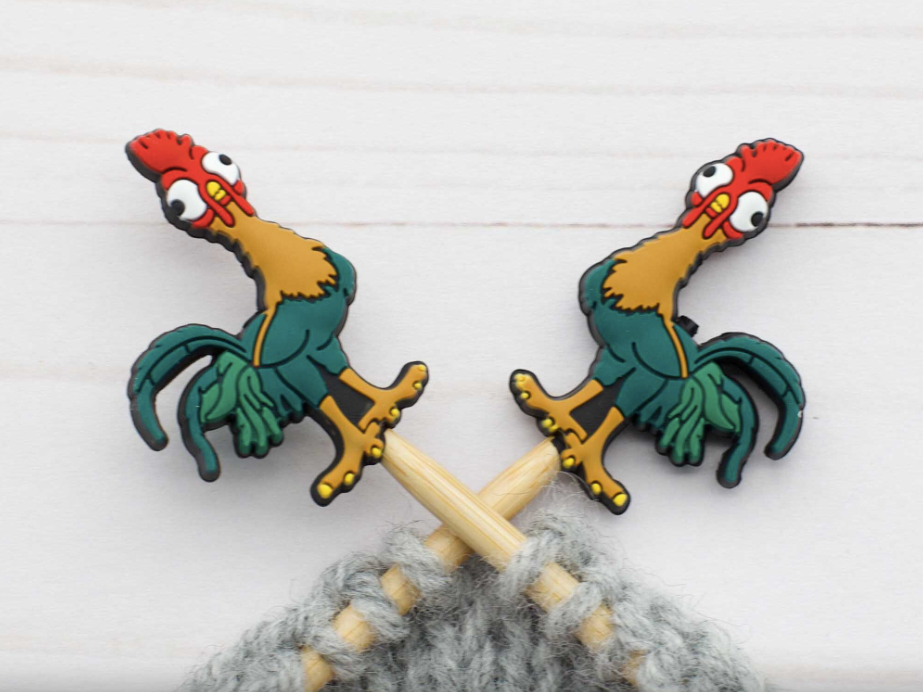 Puntbeschermer - haantjes- Fox & Pine Stitches