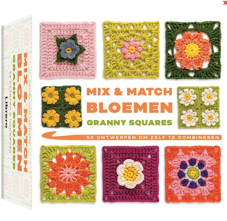 Pre-order Mix & Match Granny Squares bloemen