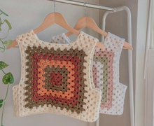 Afbeelding in Gallery-weergave laden, Knitkat jongeren Granny Square kamp
