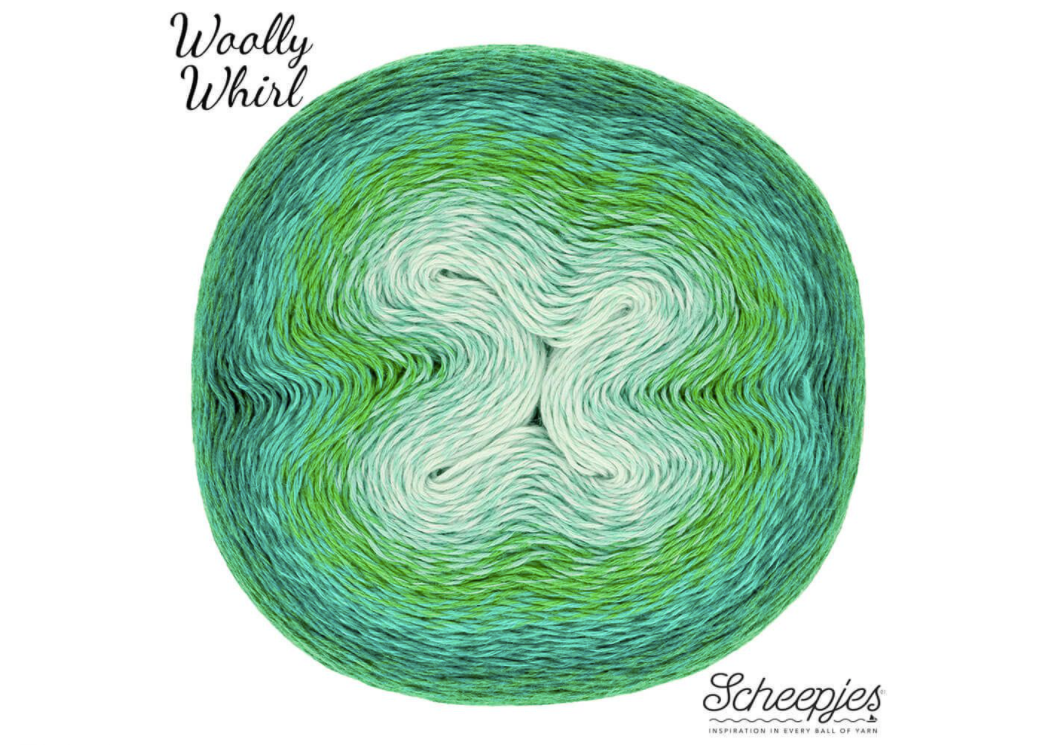 Scheepjes Woolly Whirl 475 Melting Mint Centre