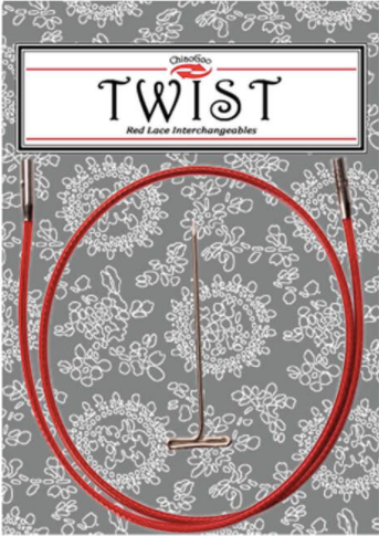 Chiaogoo twist red cables 75cm Mini, Small, Large