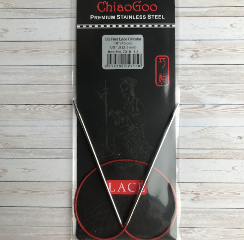 Chiaogoo Red lace Circulair 2.25mm